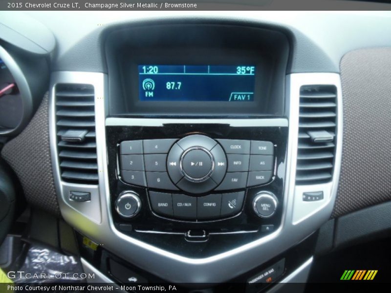 Champagne Silver Metallic / Brownstone 2015 Chevrolet Cruze LT