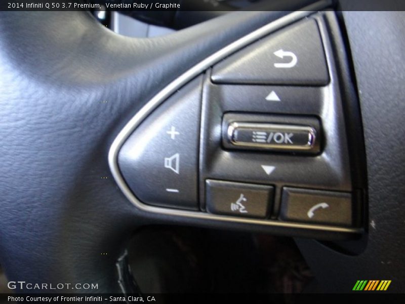 Venetian Ruby / Graphite 2014 Infiniti Q 50 3.7 Premium