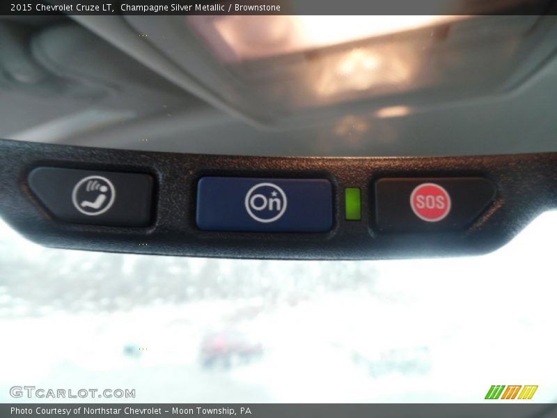 Champagne Silver Metallic / Brownstone 2015 Chevrolet Cruze LT