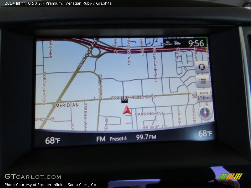 Venetian Ruby / Graphite 2014 Infiniti Q 50 3.7 Premium