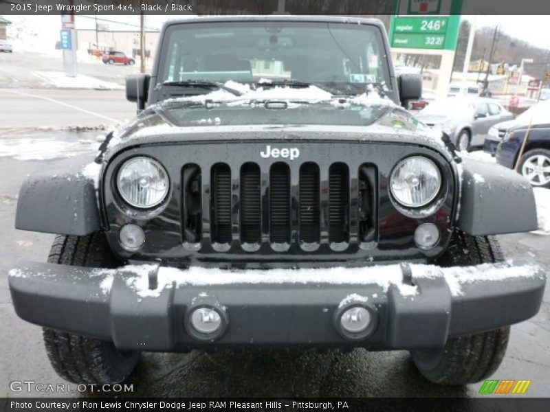 Black / Black 2015 Jeep Wrangler Sport 4x4