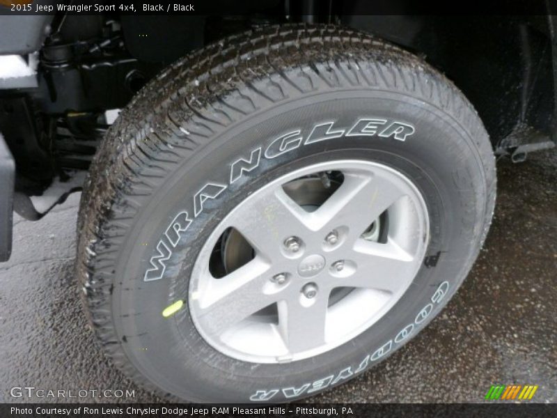 Black / Black 2015 Jeep Wrangler Sport 4x4