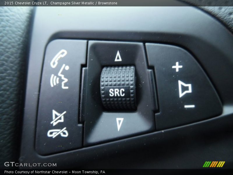 Champagne Silver Metallic / Brownstone 2015 Chevrolet Cruze LT
