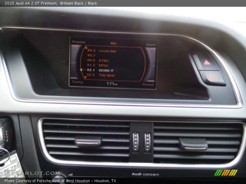 Brilliant Black / Black 2015 Audi A4 2.0T Premium