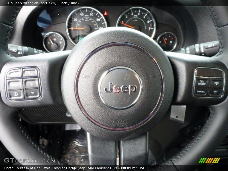 Black / Black 2015 Jeep Wrangler Sport 4x4