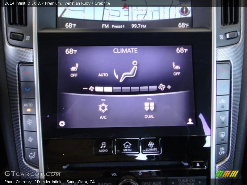 Venetian Ruby / Graphite 2014 Infiniti Q 50 3.7 Premium