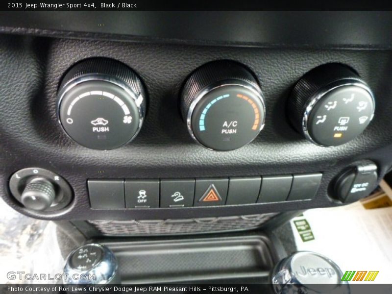 Black / Black 2015 Jeep Wrangler Sport 4x4