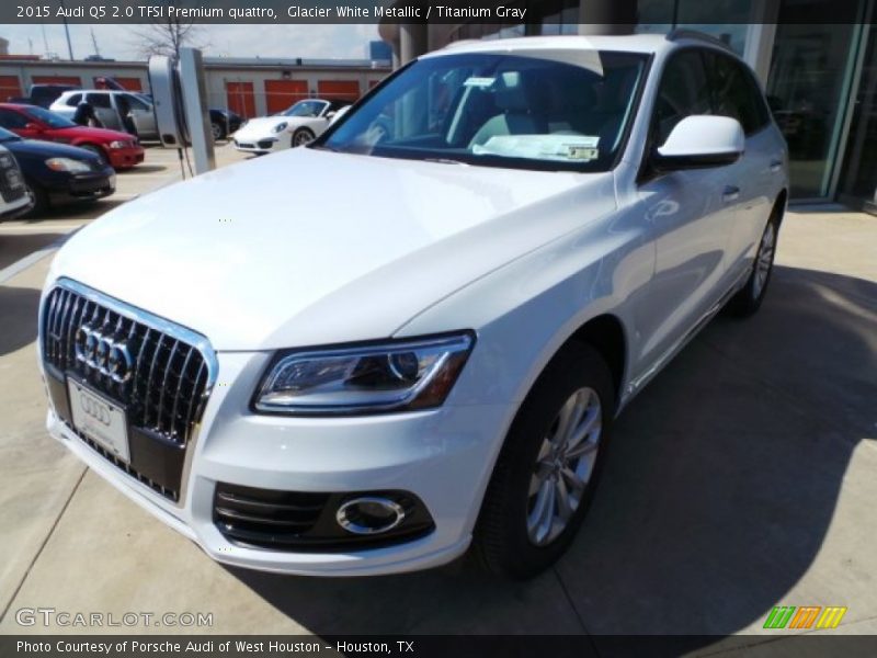 Glacier White Metallic / Titanium Gray 2015 Audi Q5 2.0 TFSI Premium quattro