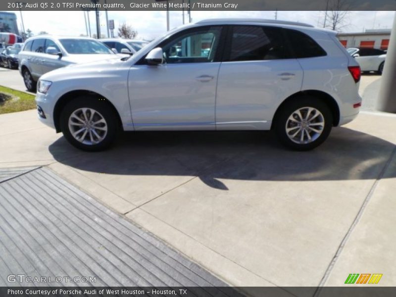 Glacier White Metallic / Titanium Gray 2015 Audi Q5 2.0 TFSI Premium quattro