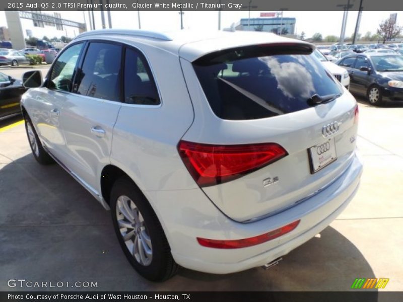 Glacier White Metallic / Titanium Gray 2015 Audi Q5 2.0 TFSI Premium quattro