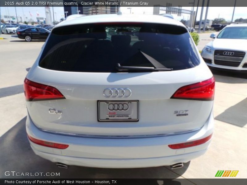Glacier White Metallic / Titanium Gray 2015 Audi Q5 2.0 TFSI Premium quattro