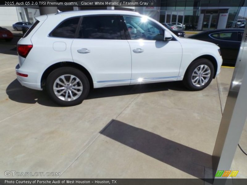 Glacier White Metallic / Titanium Gray 2015 Audi Q5 2.0 TFSI Premium quattro