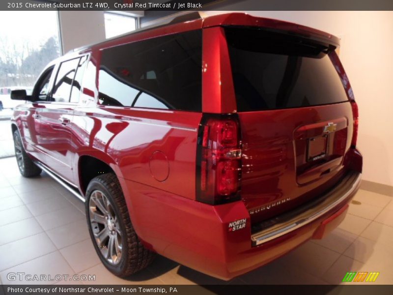 Crystal Red Tintcoat / Jet Black 2015 Chevrolet Suburban LTZ 4WD