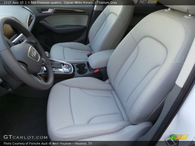 Glacier White Metallic / Titanium Gray 2015 Audi Q5 2.0 TFSI Premium quattro
