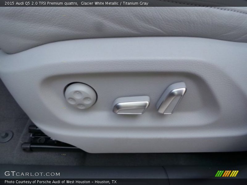 Glacier White Metallic / Titanium Gray 2015 Audi Q5 2.0 TFSI Premium quattro
