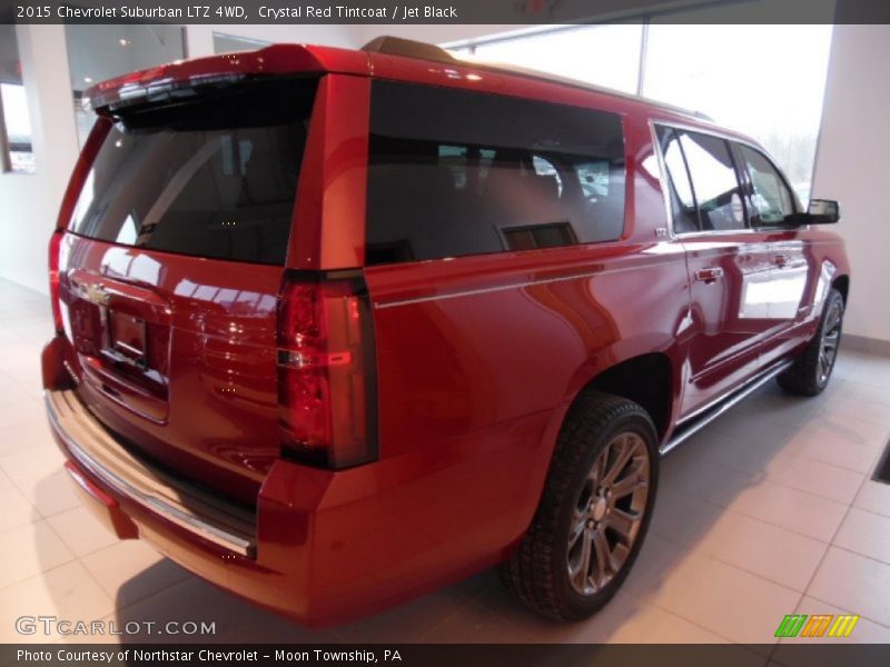 Crystal Red Tintcoat / Jet Black 2015 Chevrolet Suburban LTZ 4WD