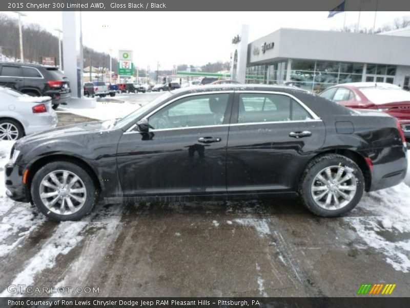Gloss Black / Black 2015 Chrysler 300 Limited AWD