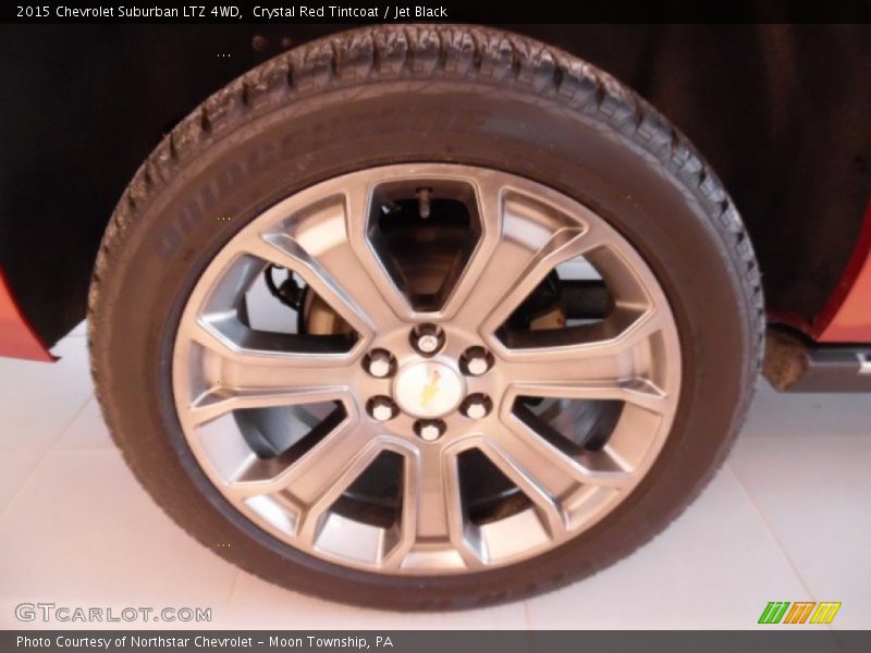 Crystal Red Tintcoat / Jet Black 2015 Chevrolet Suburban LTZ 4WD