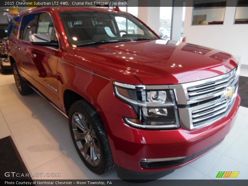 Crystal Red Tintcoat / Jet Black 2015 Chevrolet Suburban LTZ 4WD