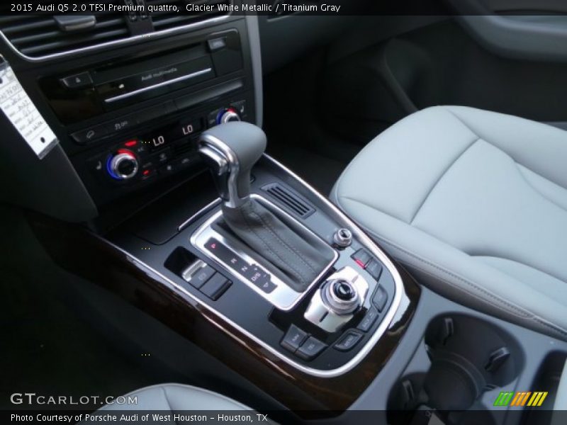 Glacier White Metallic / Titanium Gray 2015 Audi Q5 2.0 TFSI Premium quattro