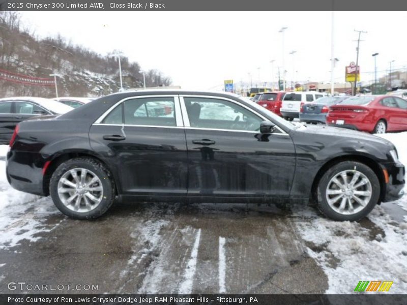 Gloss Black / Black 2015 Chrysler 300 Limited AWD