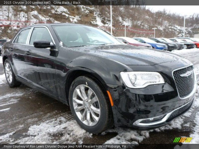 Gloss Black / Black 2015 Chrysler 300 Limited AWD