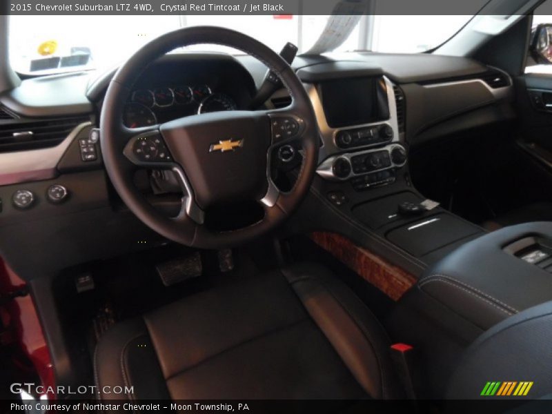 Crystal Red Tintcoat / Jet Black 2015 Chevrolet Suburban LTZ 4WD