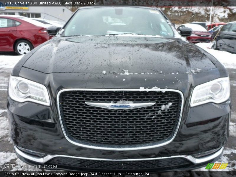 Gloss Black / Black 2015 Chrysler 300 Limited AWD