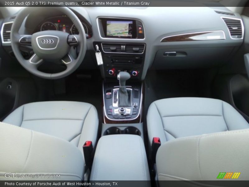 Glacier White Metallic / Titanium Gray 2015 Audi Q5 2.0 TFSI Premium quattro
