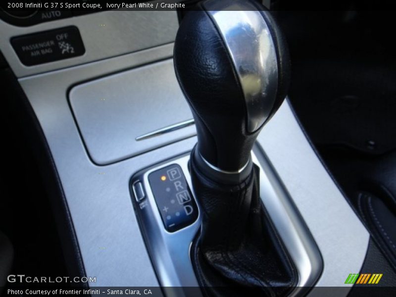 Ivory Pearl White / Graphite 2008 Infiniti G 37 S Sport Coupe