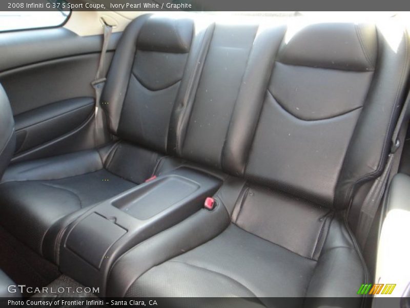 Ivory Pearl White / Graphite 2008 Infiniti G 37 S Sport Coupe