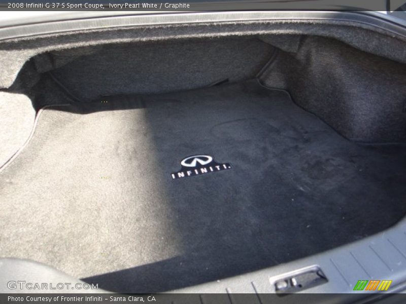 Ivory Pearl White / Graphite 2008 Infiniti G 37 S Sport Coupe