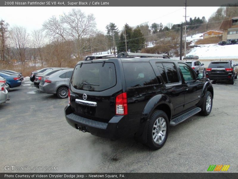 Super Black / Cafe Latte 2008 Nissan Pathfinder SE V8 4x4