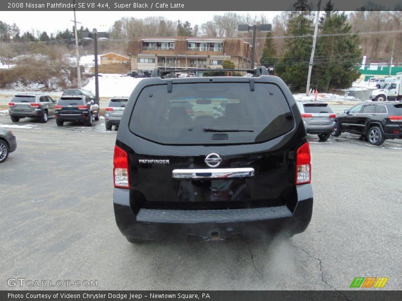 Super Black / Cafe Latte 2008 Nissan Pathfinder SE V8 4x4