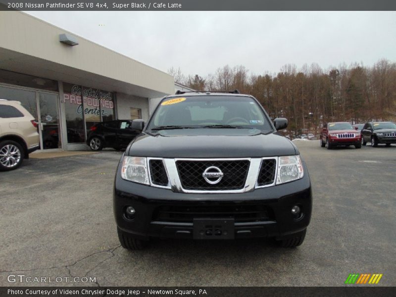 Super Black / Cafe Latte 2008 Nissan Pathfinder SE V8 4x4