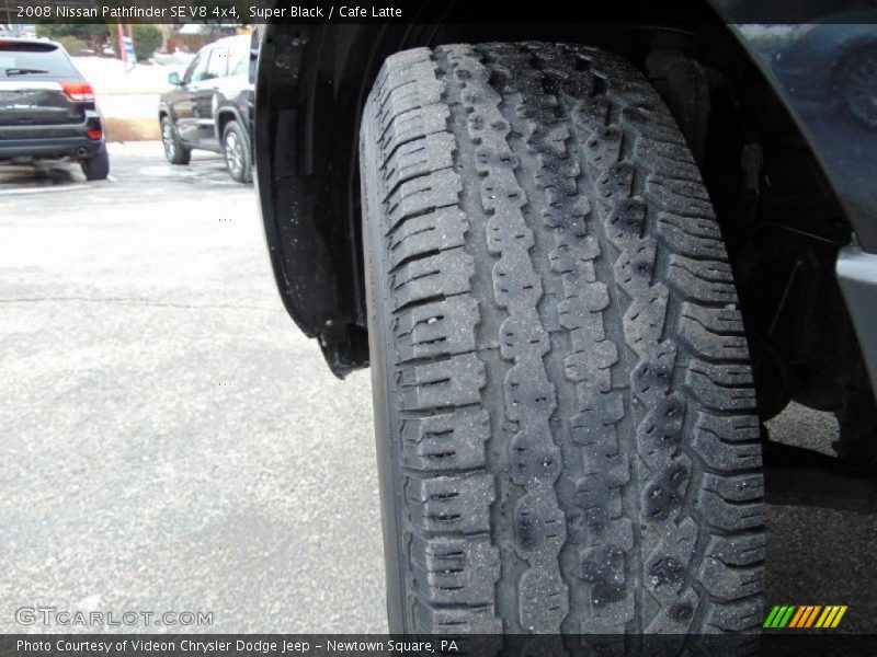 Super Black / Cafe Latte 2008 Nissan Pathfinder SE V8 4x4