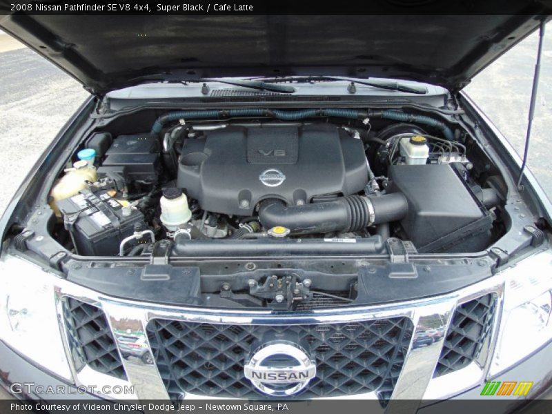  2008 Pathfinder SE V8 4x4 Engine - 5.6 Liter DOHC 32-Valve VVT V8