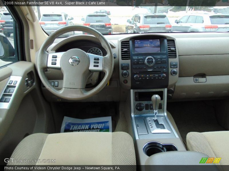 Dashboard of 2008 Pathfinder SE V8 4x4