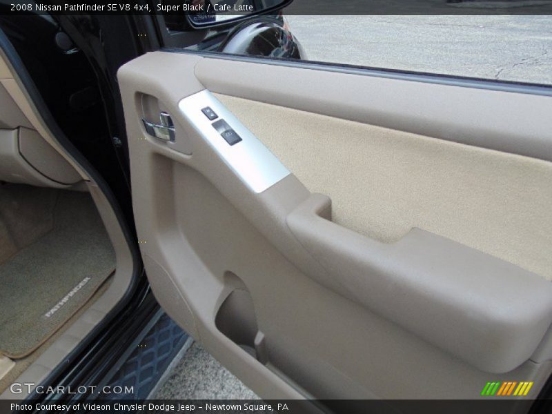 Super Black / Cafe Latte 2008 Nissan Pathfinder SE V8 4x4