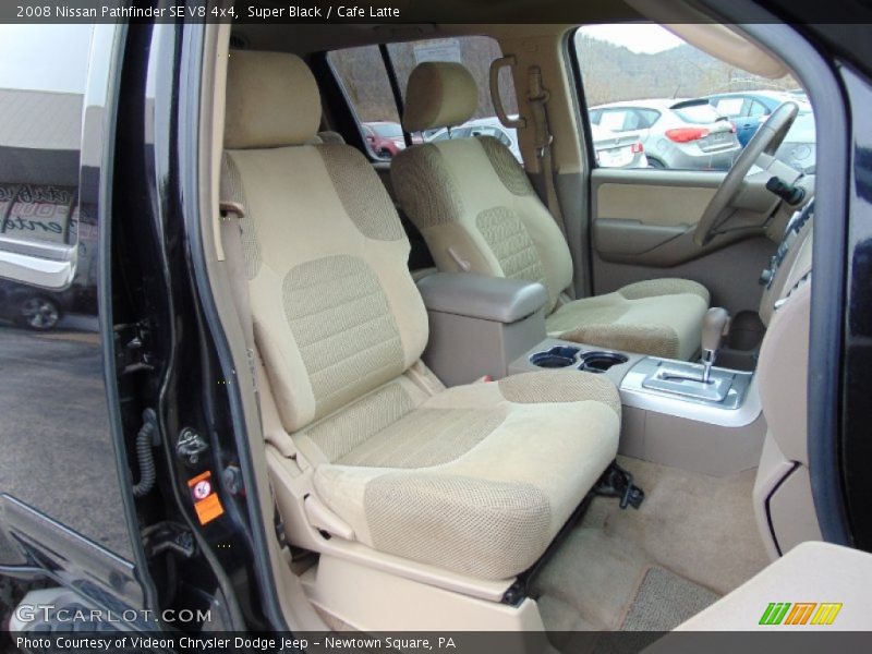 Front Seat of 2008 Pathfinder SE V8 4x4