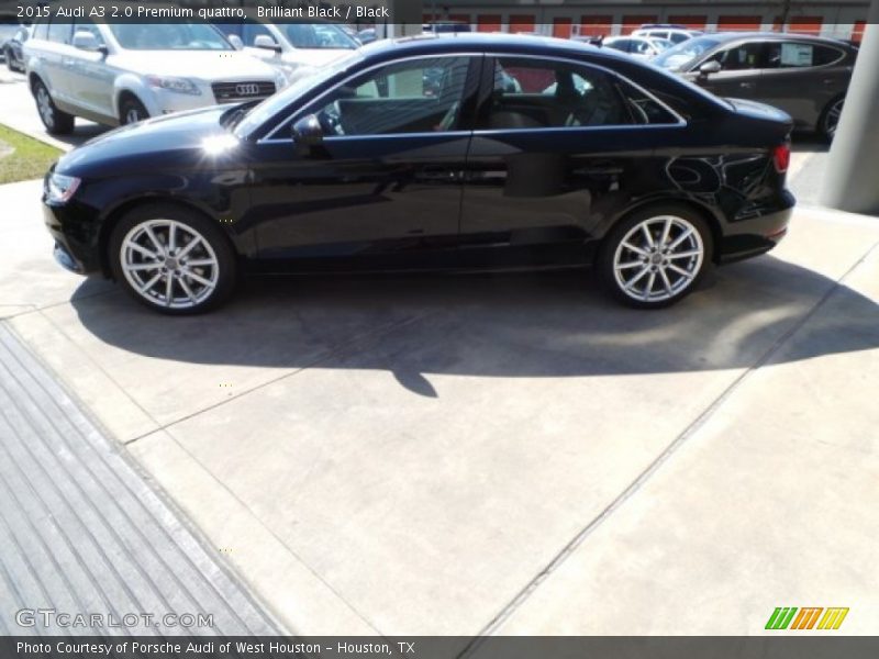 Brilliant Black / Black 2015 Audi A3 2.0 Premium quattro