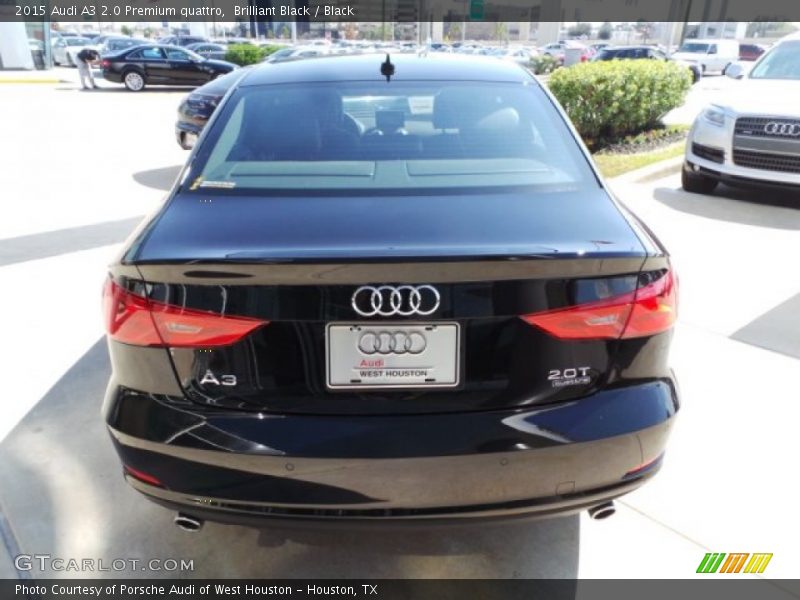 Brilliant Black / Black 2015 Audi A3 2.0 Premium quattro