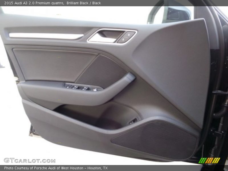 Brilliant Black / Black 2015 Audi A3 2.0 Premium quattro