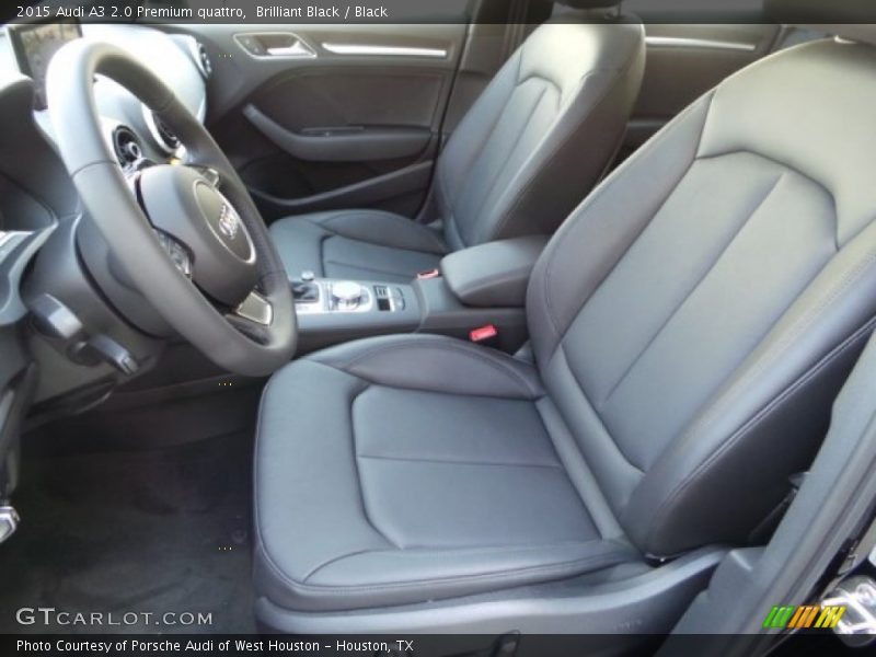 Brilliant Black / Black 2015 Audi A3 2.0 Premium quattro