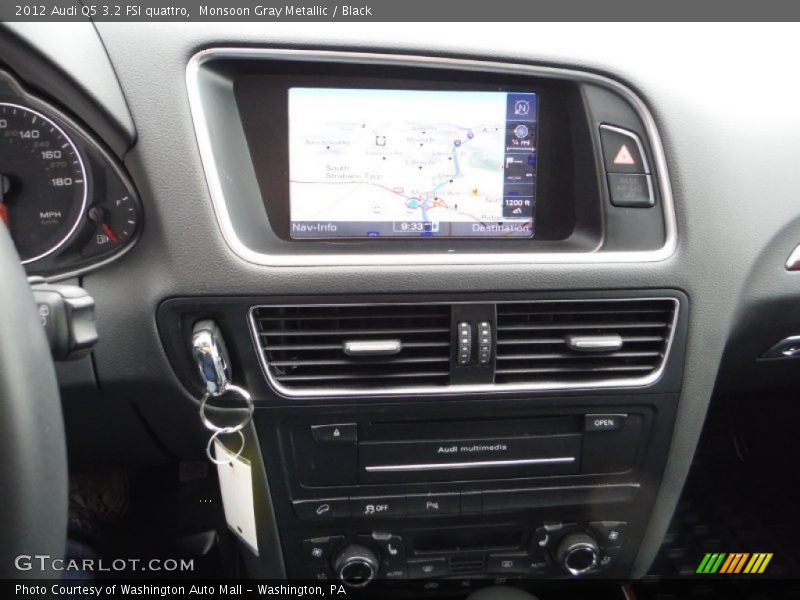 Monsoon Gray Metallic / Black 2012 Audi Q5 3.2 FSI quattro