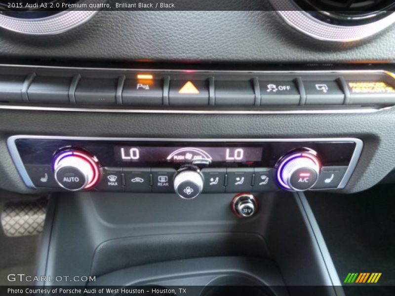 Brilliant Black / Black 2015 Audi A3 2.0 Premium quattro