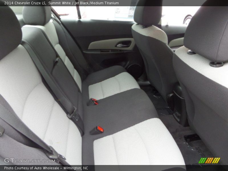 Summit White / Jet Black/Medium Titanium 2014 Chevrolet Cruze LS