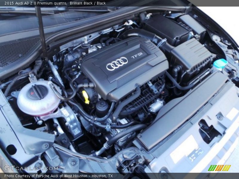 Brilliant Black / Black 2015 Audi A3 2.0 Premium quattro
