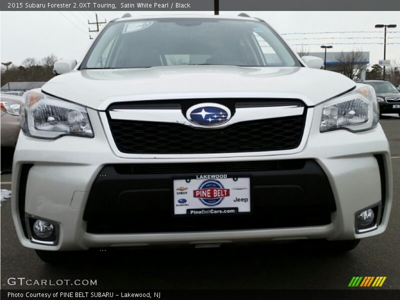 Satin White Pearl / Black 2015 Subaru Forester 2.0XT Touring