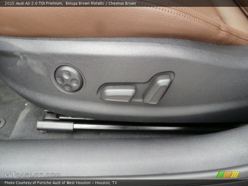 Beluga Brown Metallic / Chestnut Brown 2015 Audi A3 2.0 TDI Premium